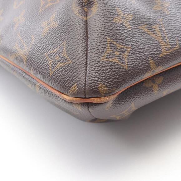 LOUIS VUITTON Brown Monogram Leather Shoulder Bag - Picture 8 of 13